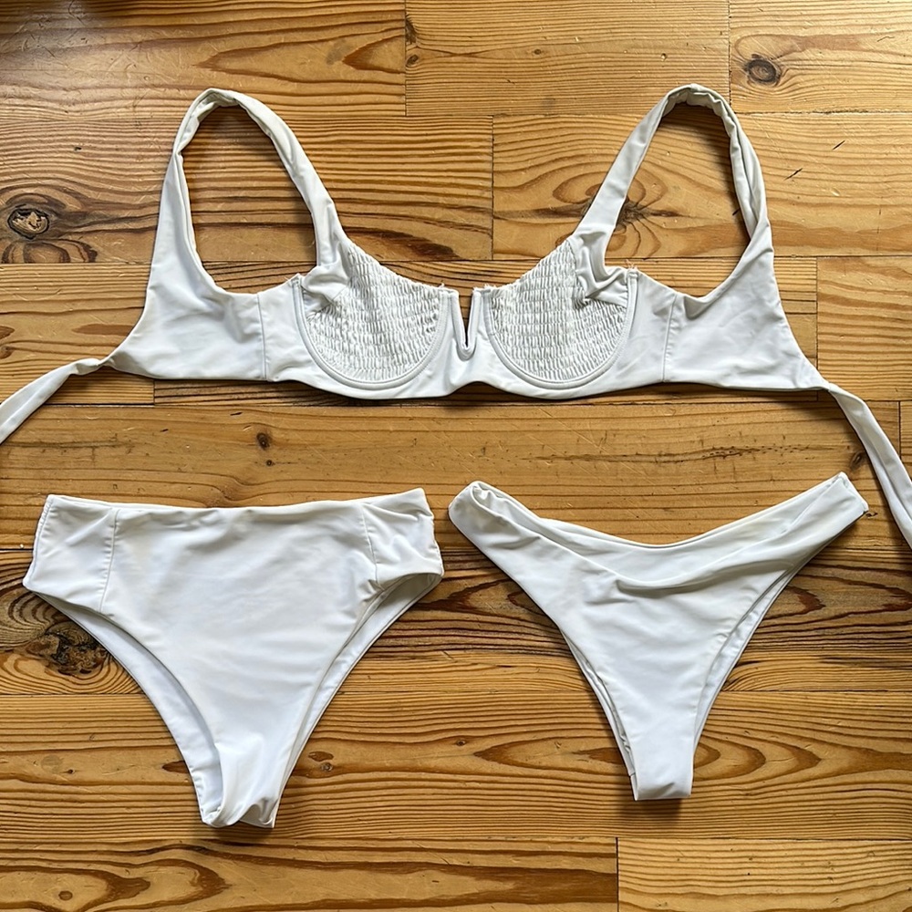 ZAFUL White Bikini lot